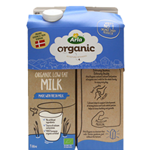 Arla Organic 3 Arla Organic Low Fat Milk Twin Pack